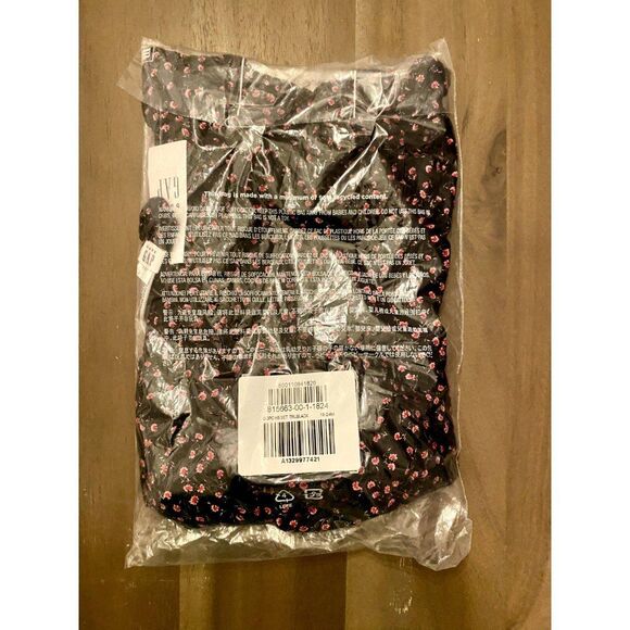 NWT Baby Gap Black Floral Three Piece Outfit Set - 18-24Mths - Picture 3 of 5